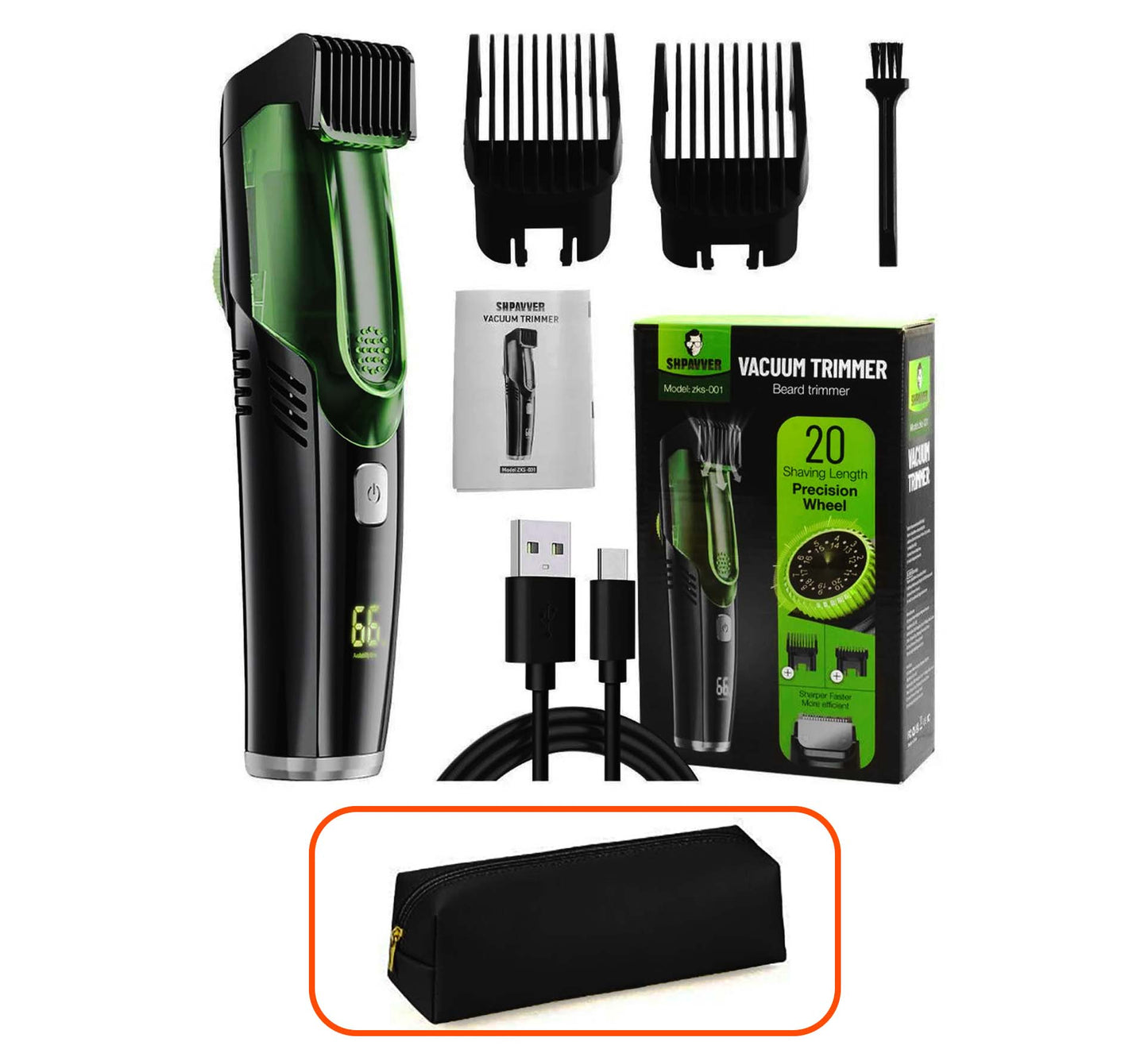 SakerPlus Men’s Beard & Body Trimmer