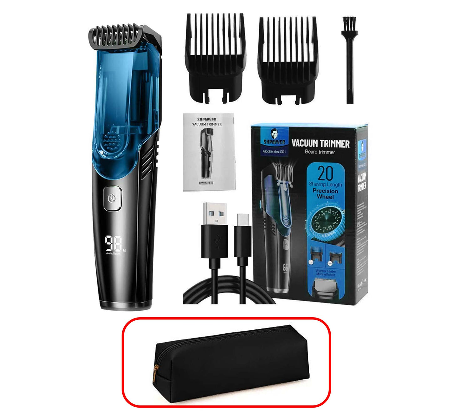 SakerPlus Men’s Beard & Body Trimmer